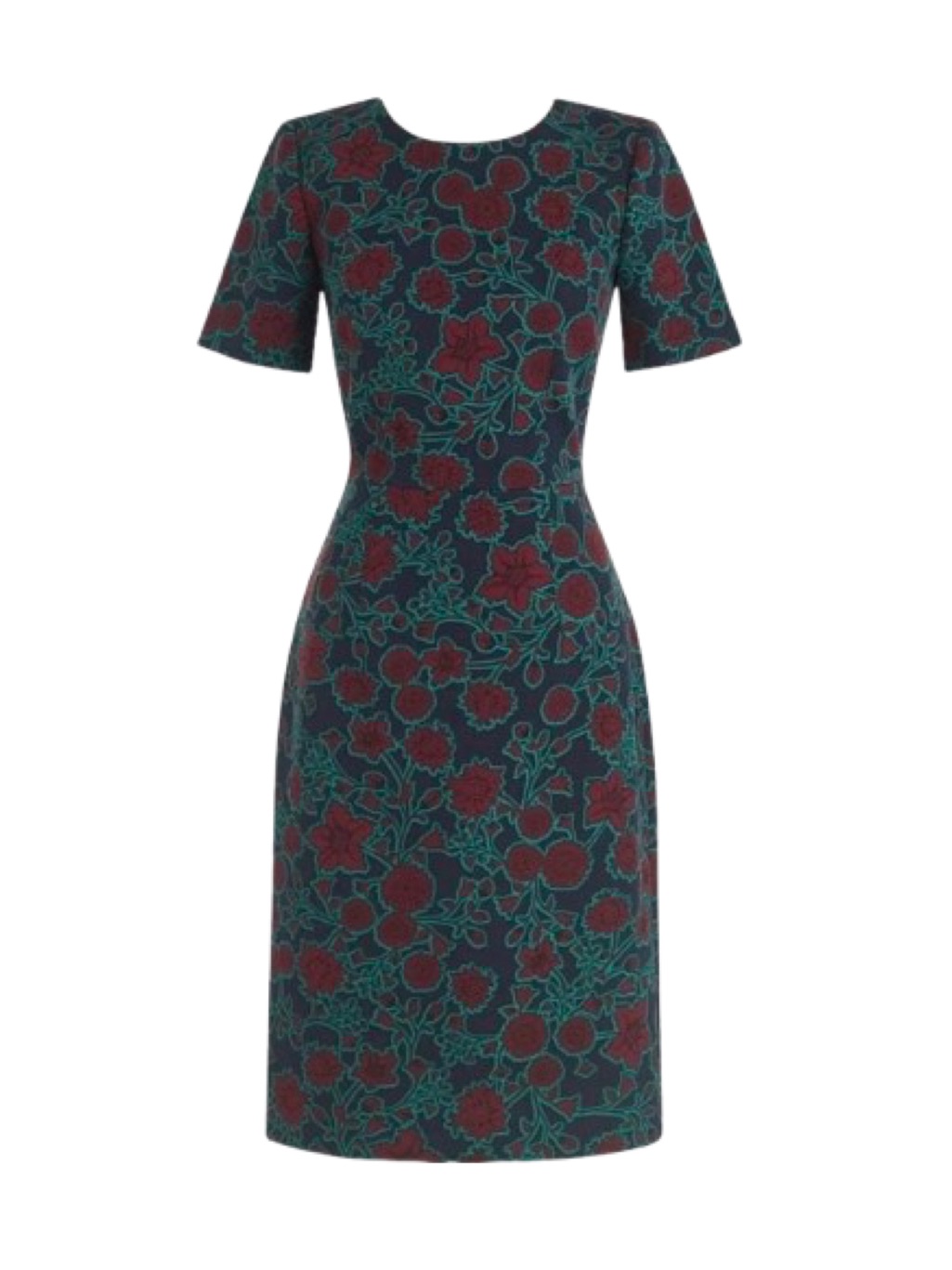 J. Crew Short-Sleeved Sheath Dress